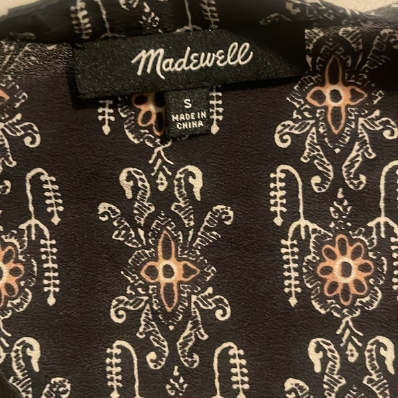 MADEWELL 100% Silk top blouse Shirt - Picture 4 of 4